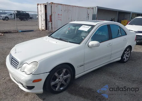 2007 Mercedes-Benz C 230 Sport из США, поврежденный, VIN WDBRF52H27F853172
